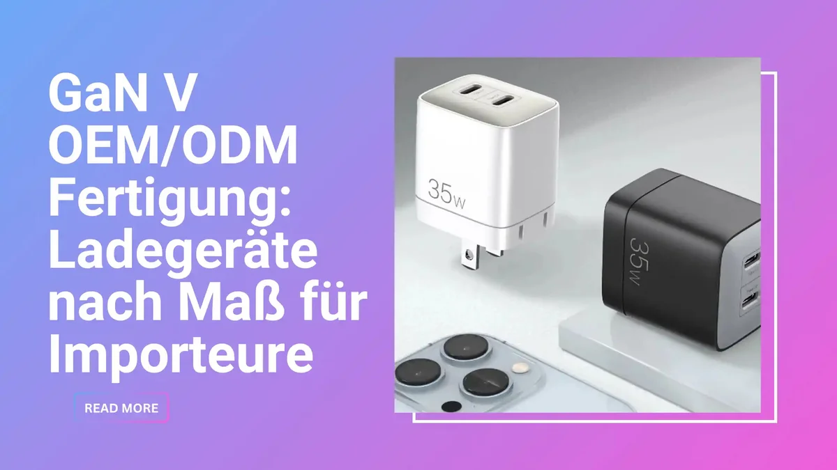 GaN V OEM/ODM Ladegerät Fertigung in Shenzhen — WOWOHCOOL Fabrik