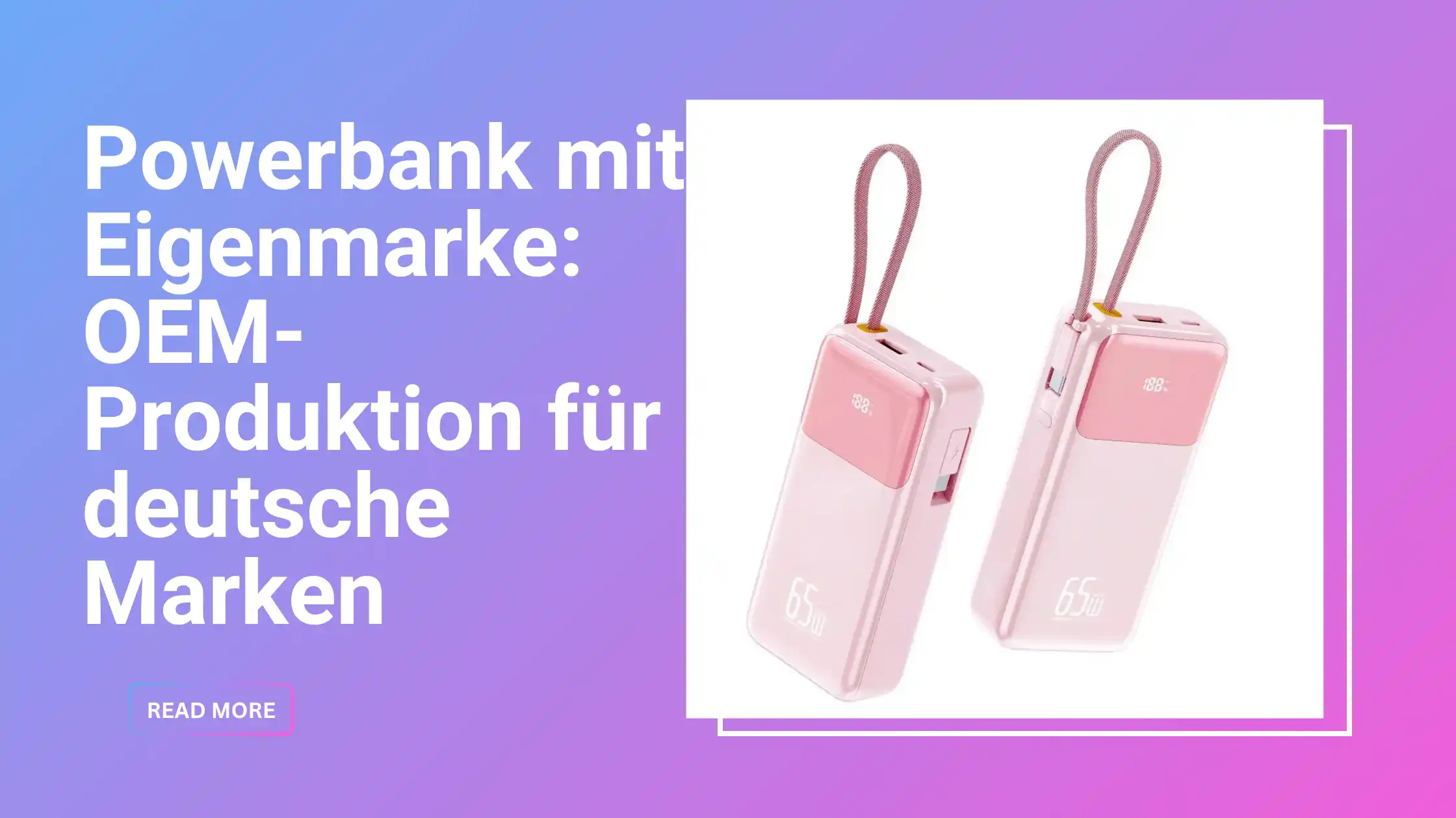Power bank con marca propia