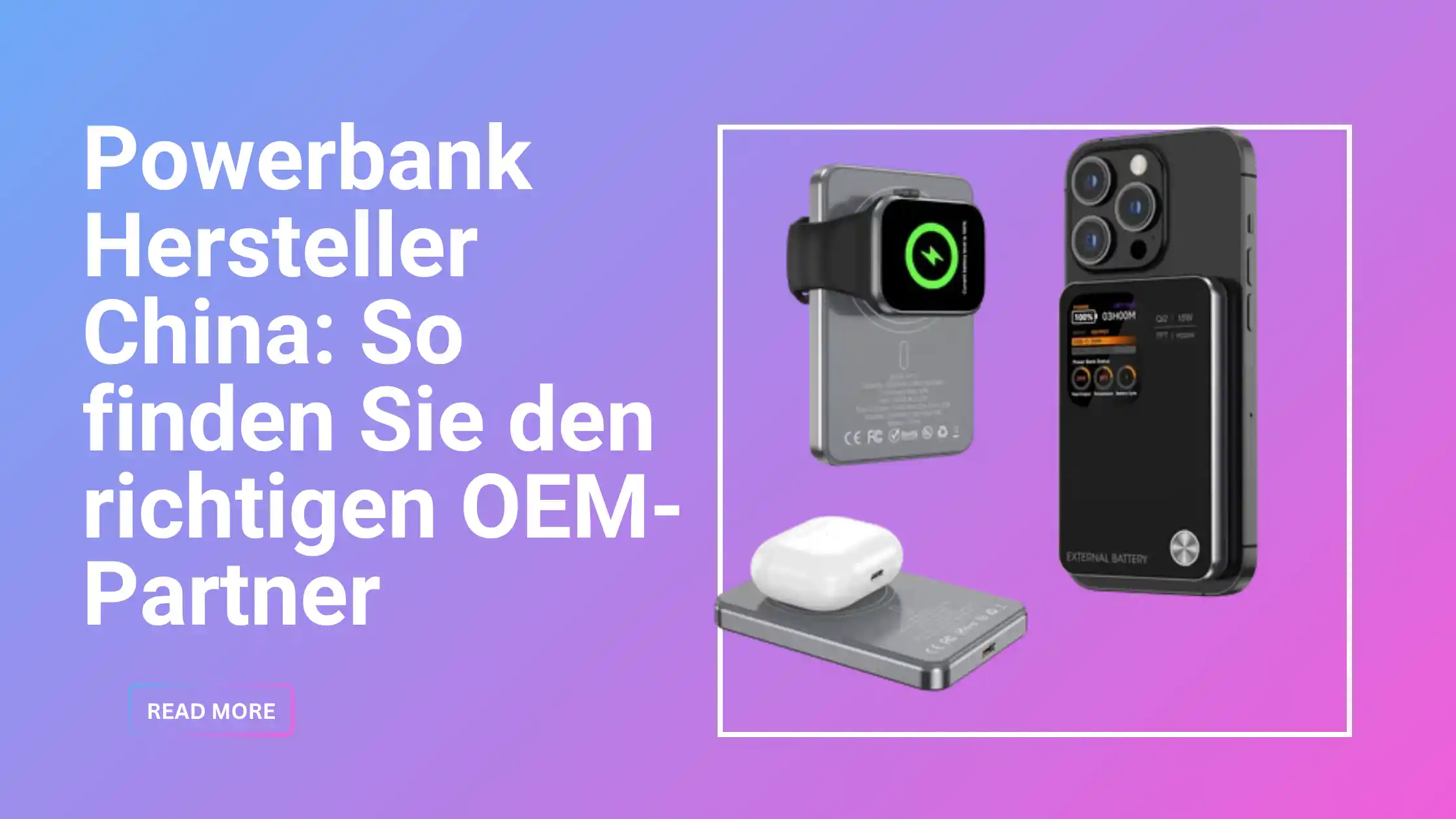 Fabricante de power banks en China
