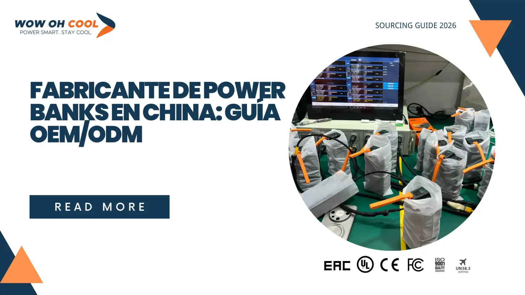 Fabricante de power banks en China