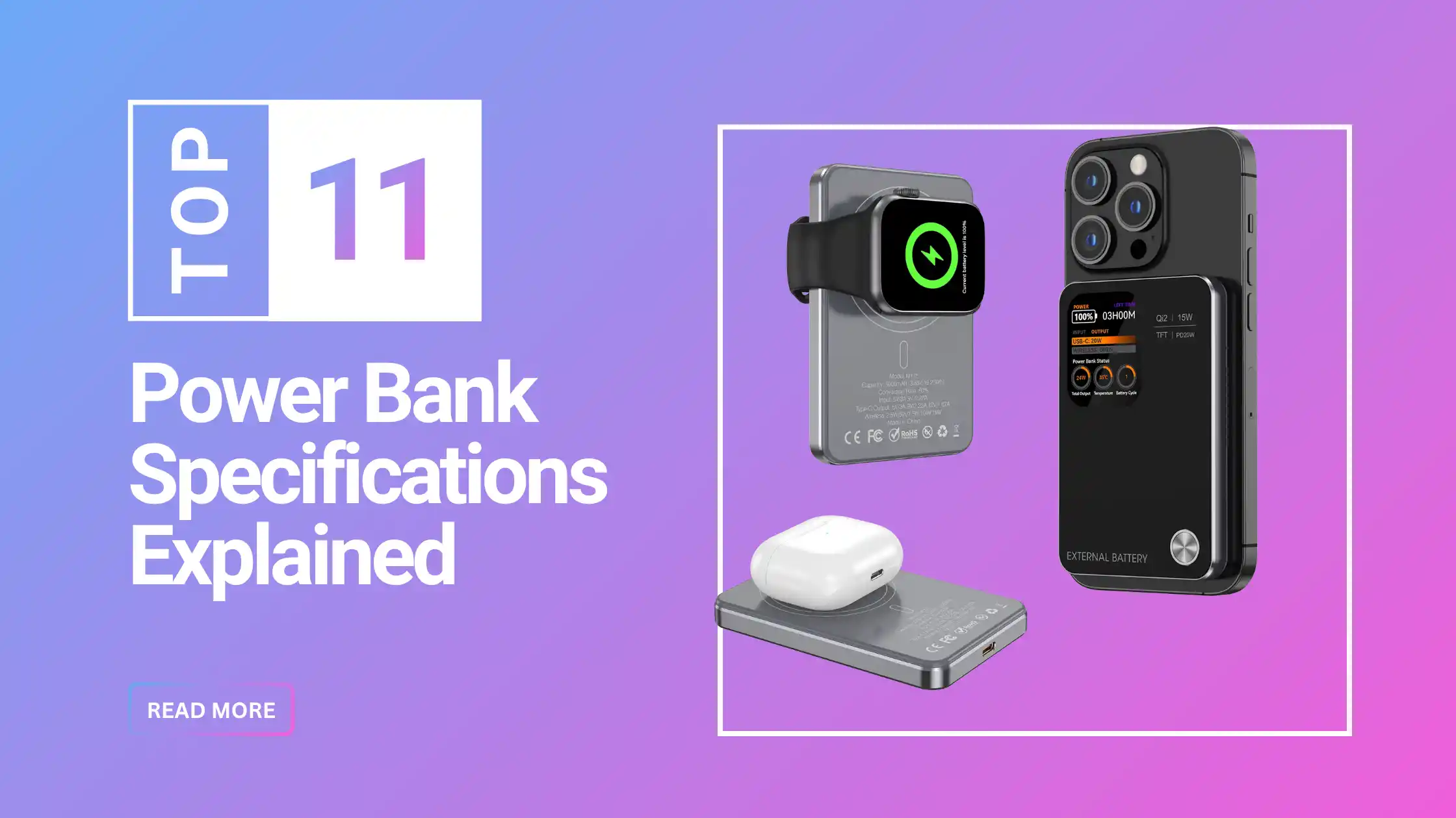 Power Bank Specs Guide