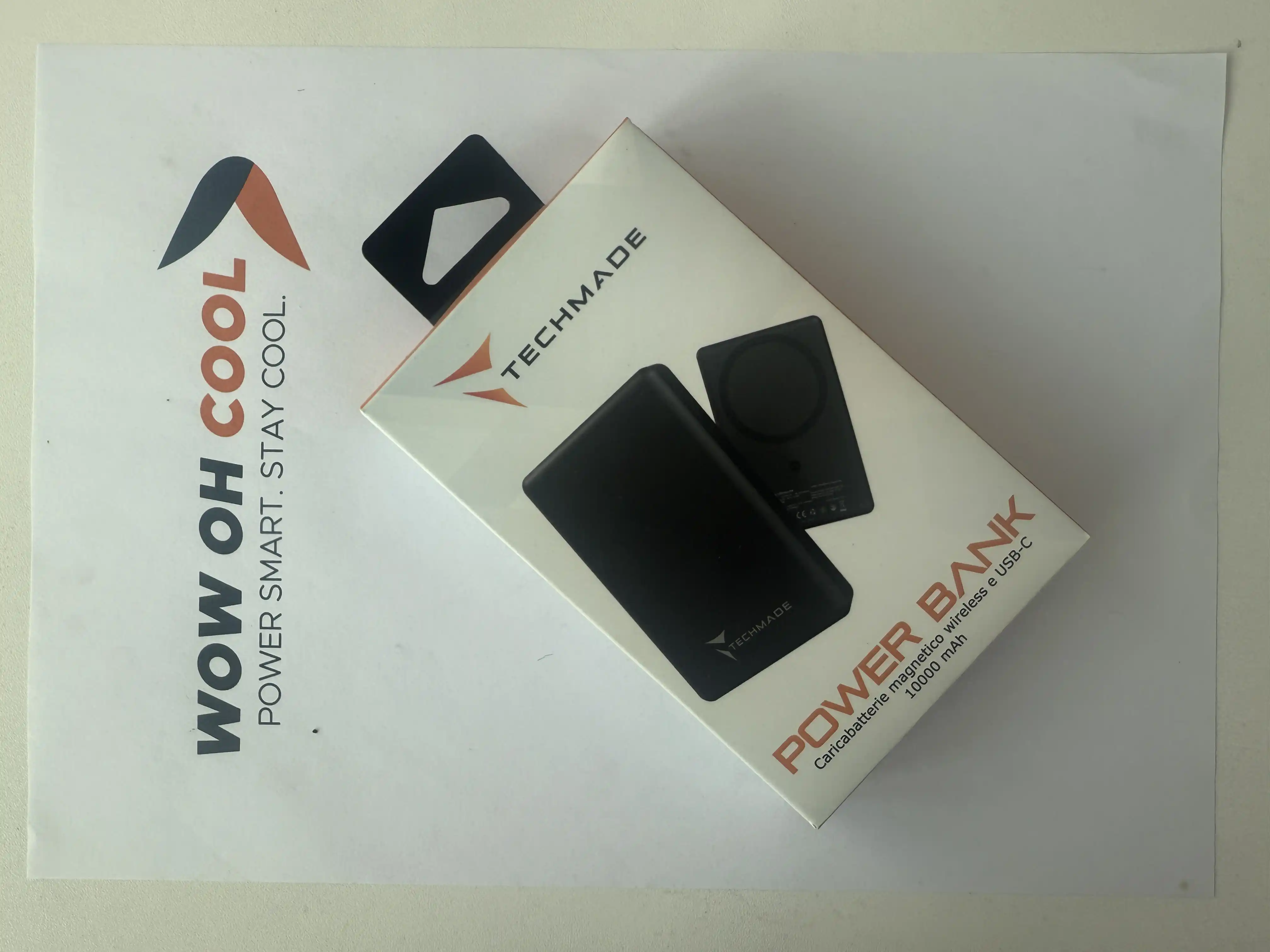 Techmade power banks personalizadas 5000mAh y 10000mAh con logotipos de selecciones italianas