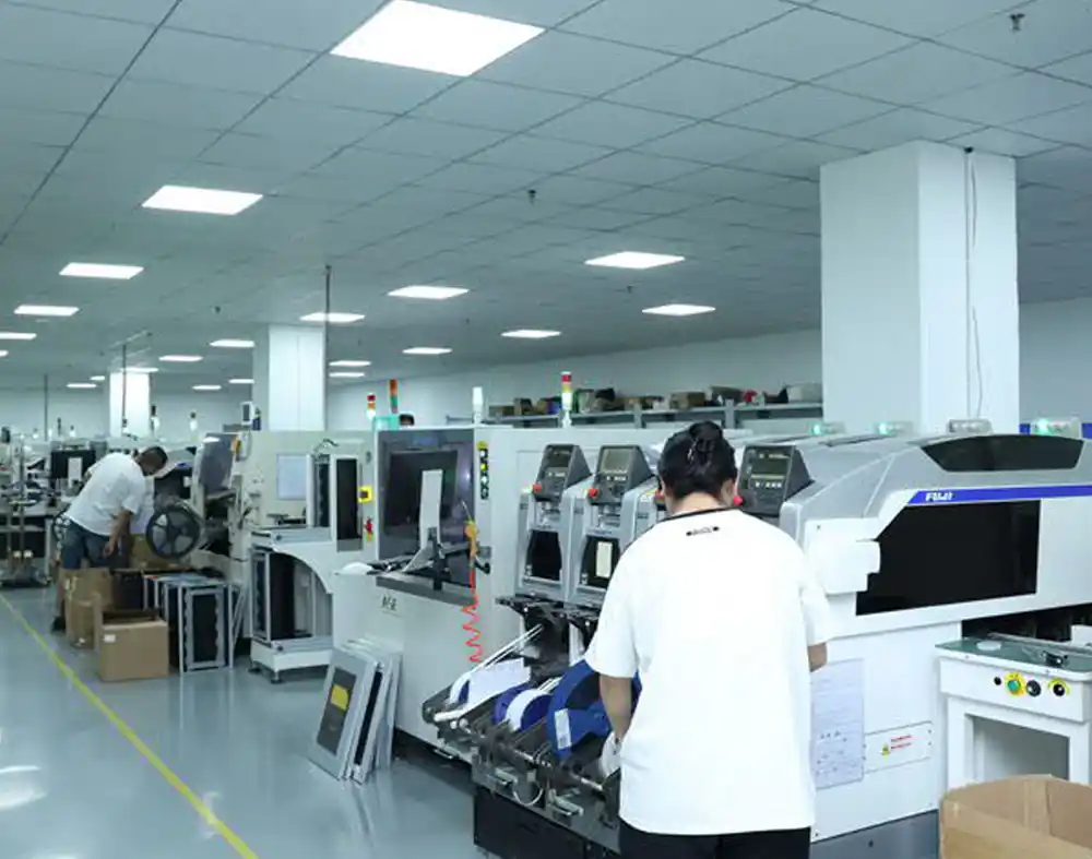 WOWOHCOOL SMT production line - real factory photo - PCBA surface mount technology for wireless charger OEM