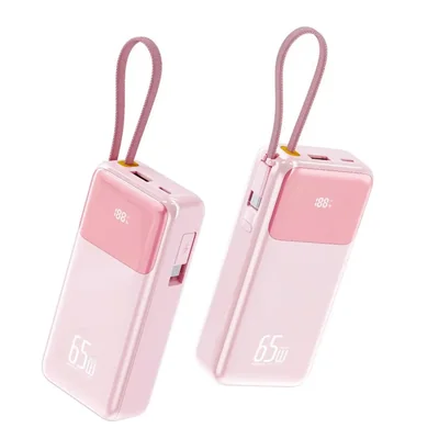 Semi-solid-state power bank 140W PD 3.1 fast charging - high capacity OEM manufacturing