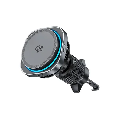 WOW41 Qi2.2 25W Car Magnetic Wireless Charger Phone Holder with TEC Cooling - Automotive Phone Mount Fast Charging Factory OEM