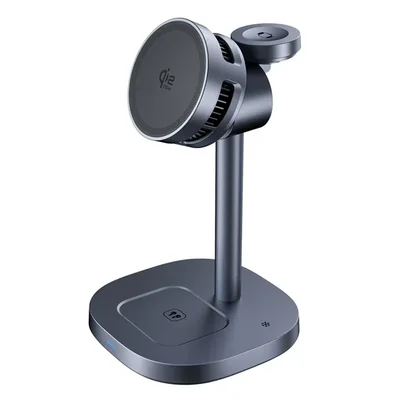 Cargador inalámbrico con ventilador