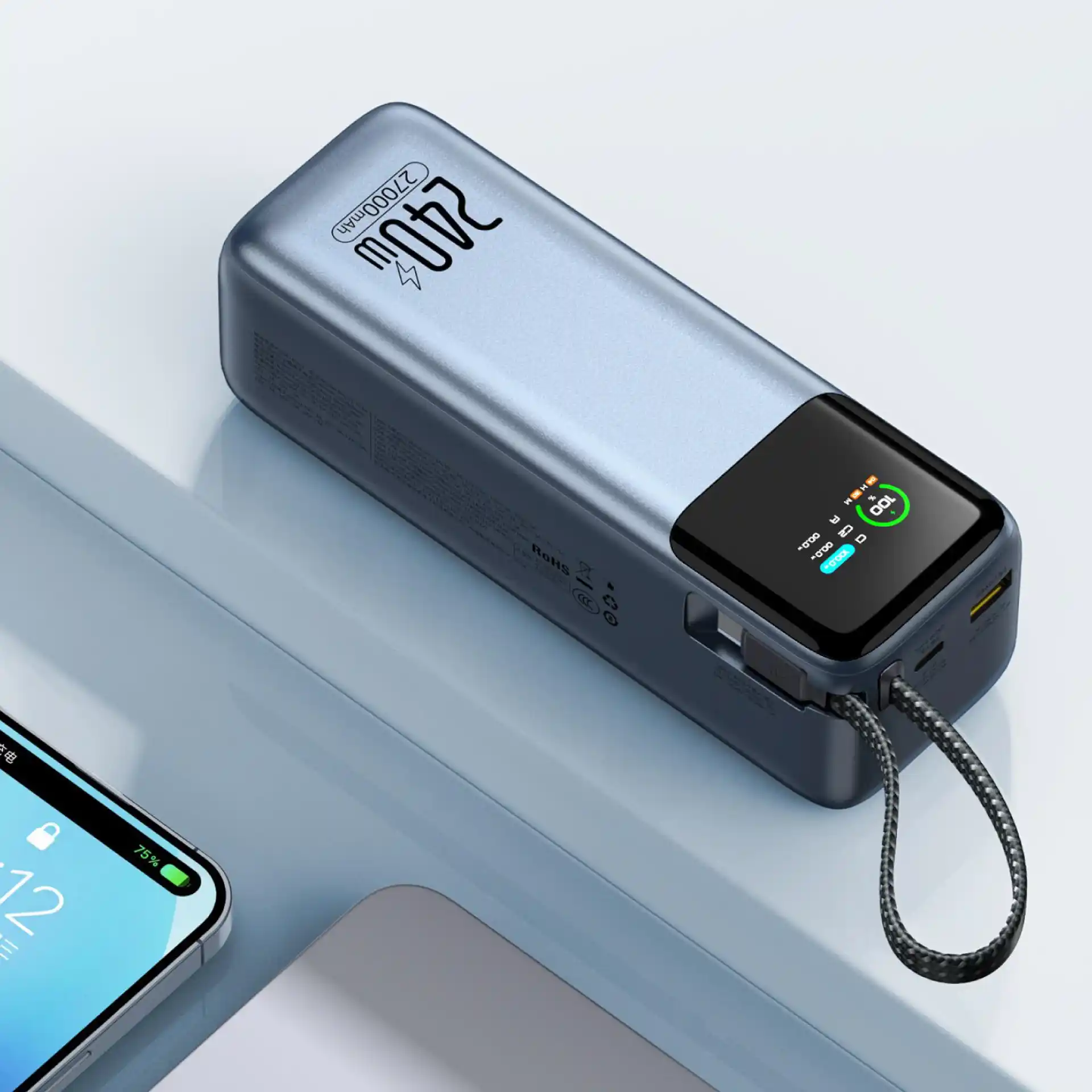 WOP23 240W Ultra-High-Power Power Bank 27000mAh PD 3.1 140W