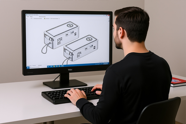 Industrial designers creating innovative power and wireless charger prototypes for WOWOHCOOL products.